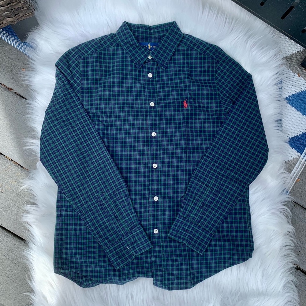 Boy's Ralph Lauren Button Down Shirt - size Large (14-16)
